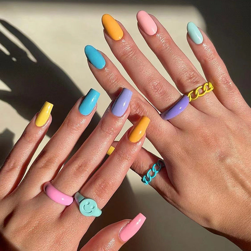 Pastels - Long Round - Press on Nails