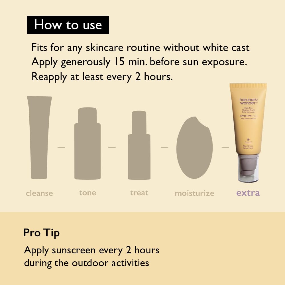 Black Rice Moisture Airyfit Daily Sunscreen Unscented