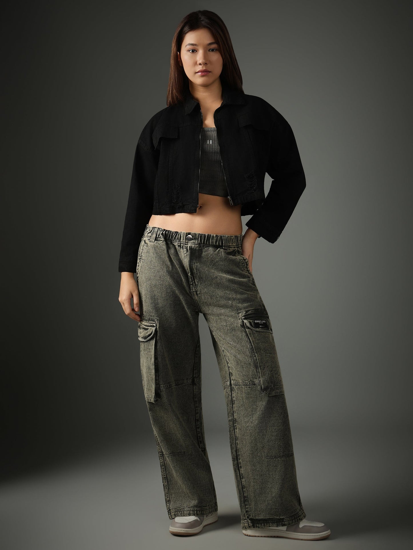 Black Cropped Jacket