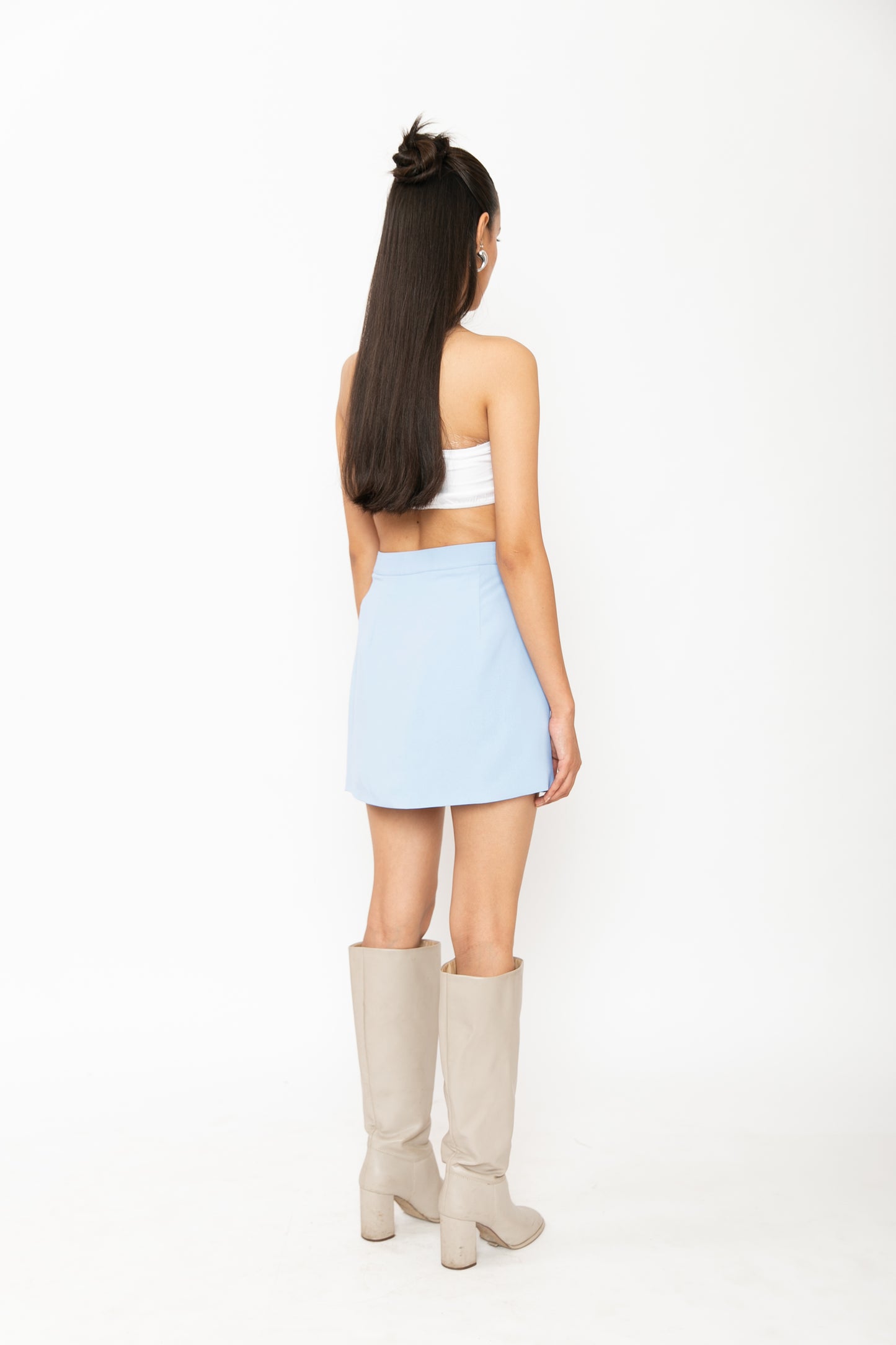 Contemponari-Glace Skirt-Blue