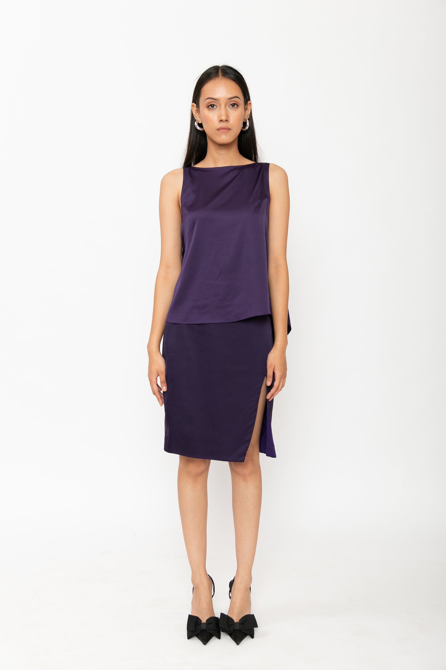 Contemponari-Violet Top-Purple
