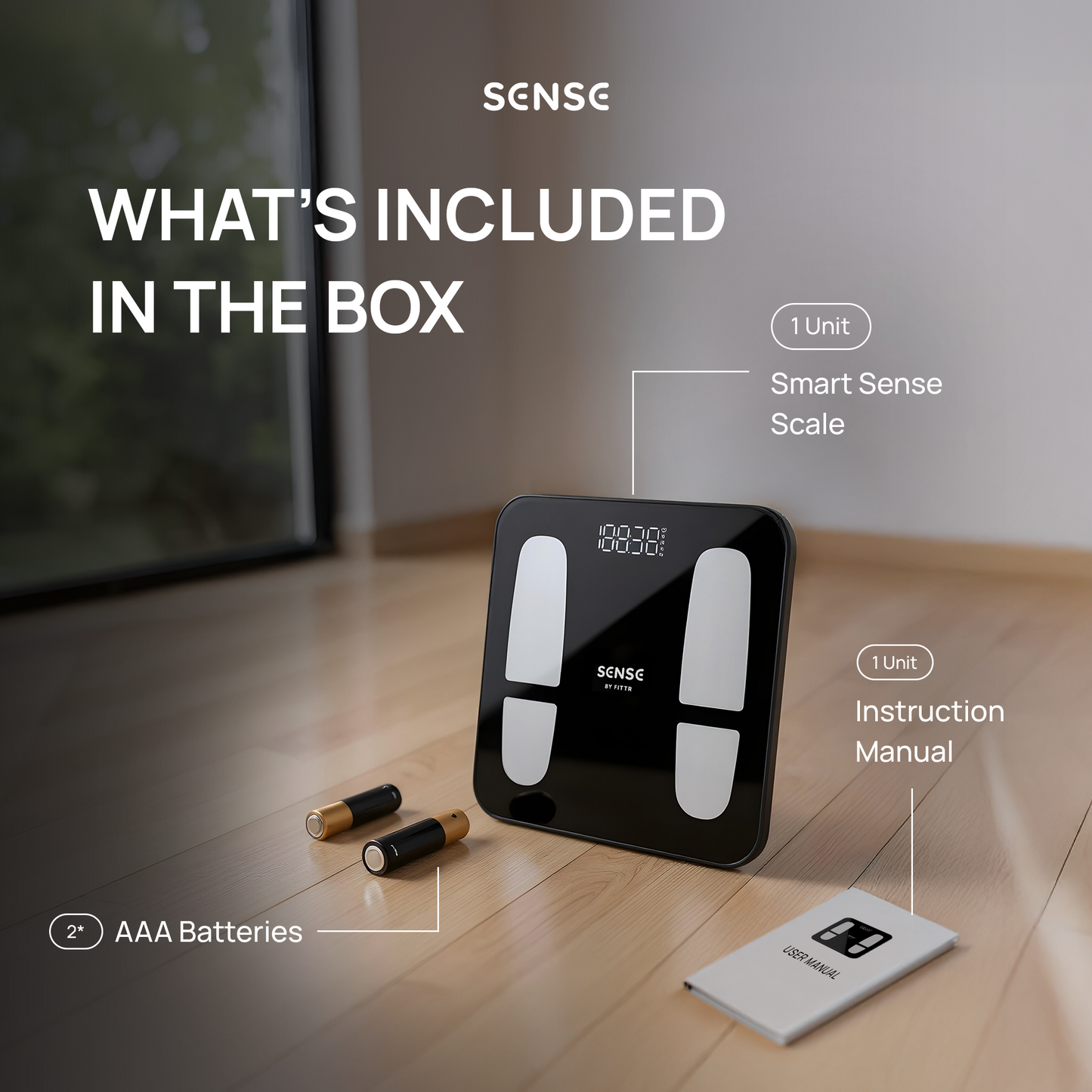 FITTR SENSE Smart Scale