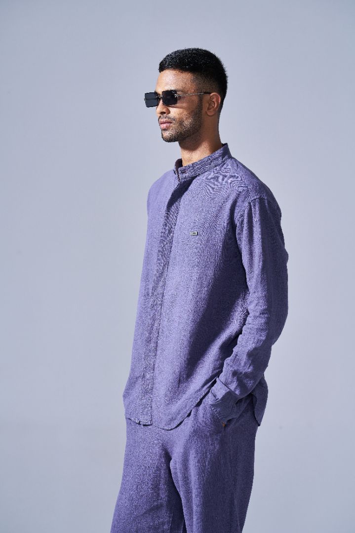 RWDY MONO FLOW SHIRT | DUSTY PLUM