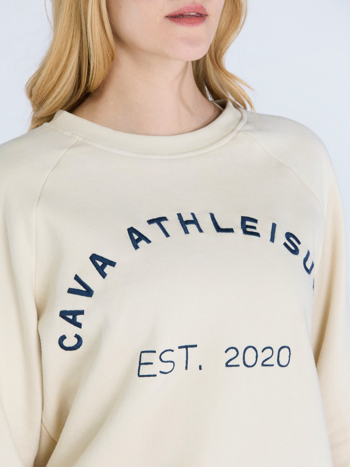 Cream Cava essential sweatshirt