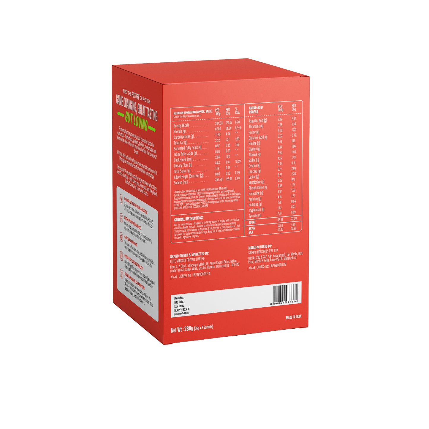 Superyou Pro Fermented Yeast Protein(Pack of 8)