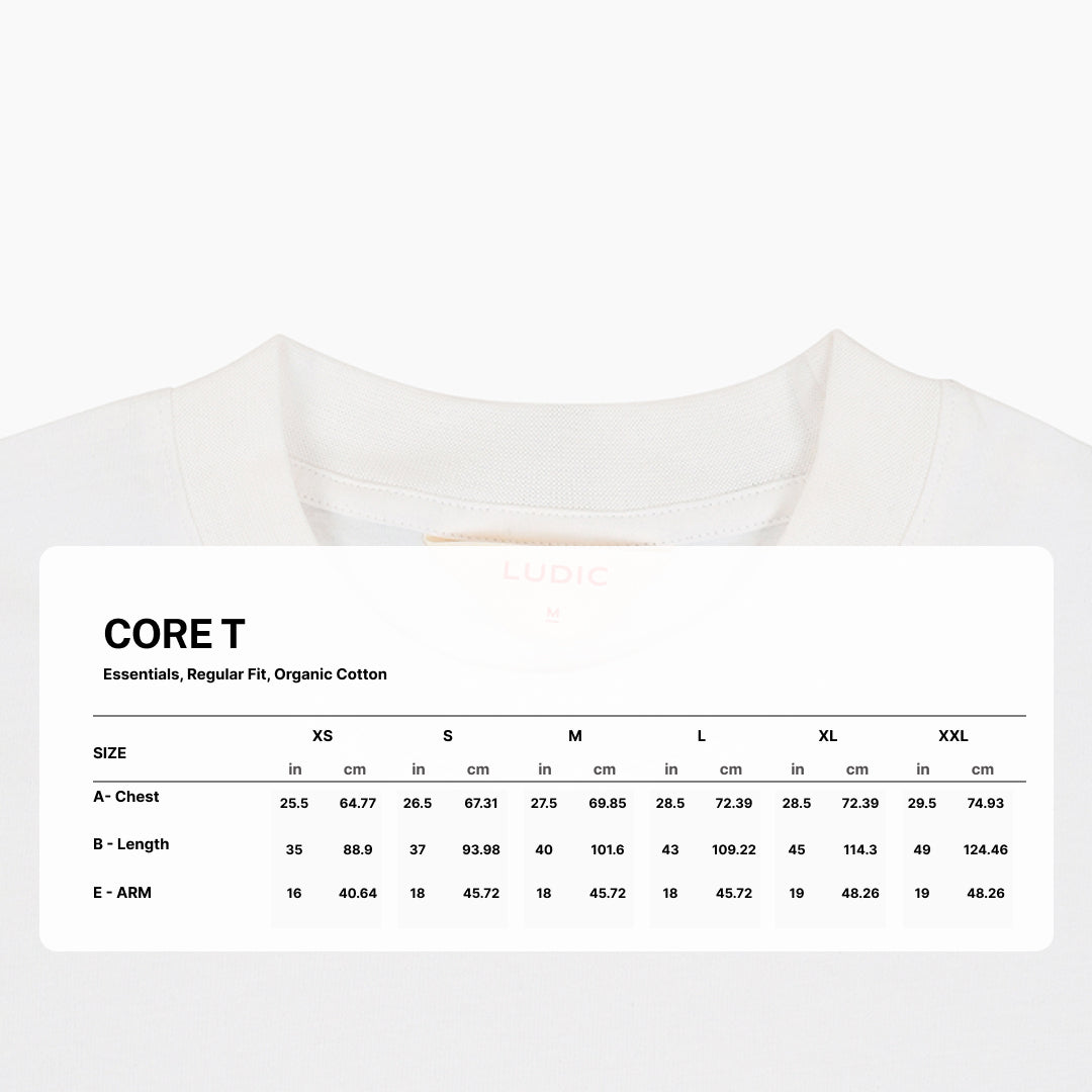 Core T Crisp White
