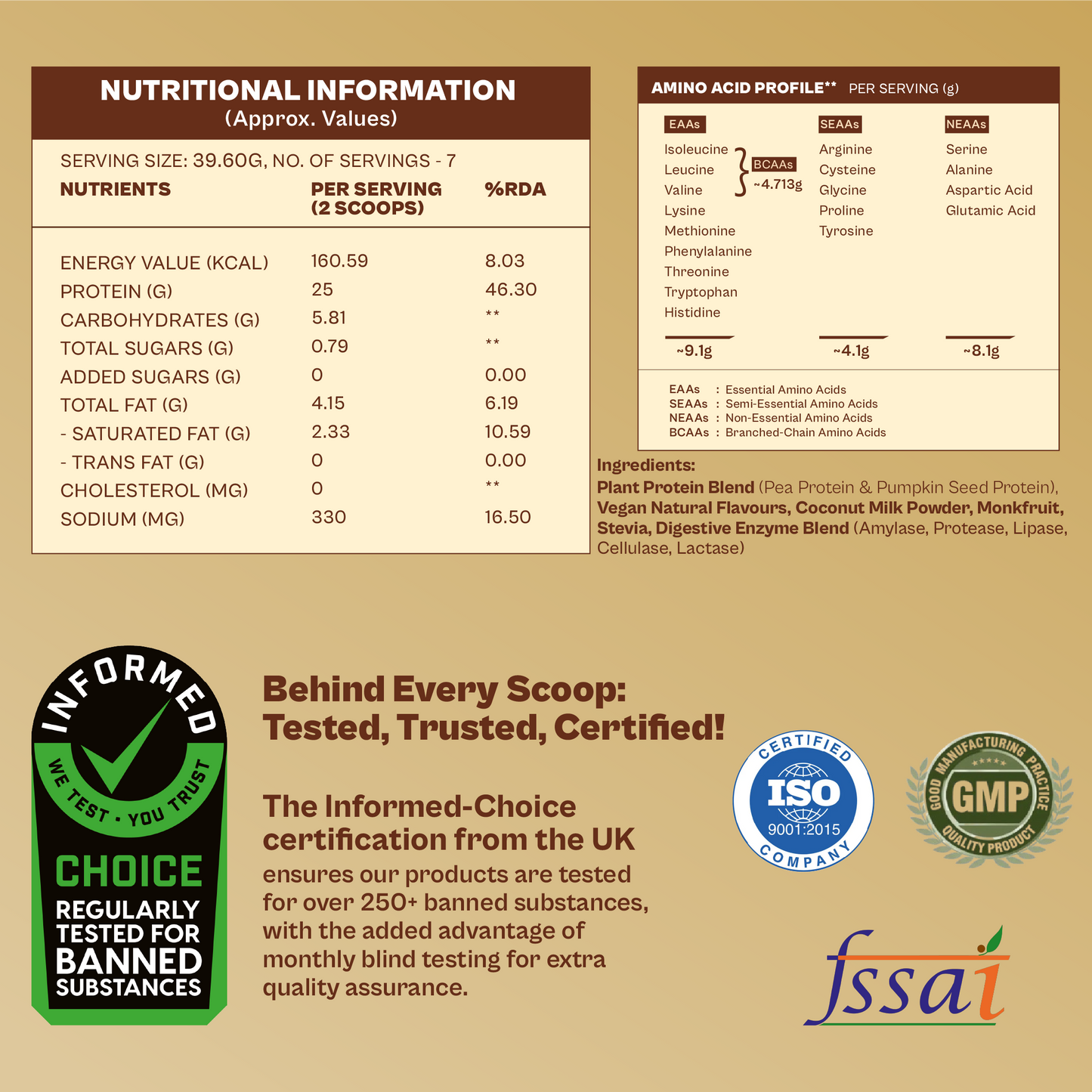 Origin Nutrition Daily Plant Protein Vanilla