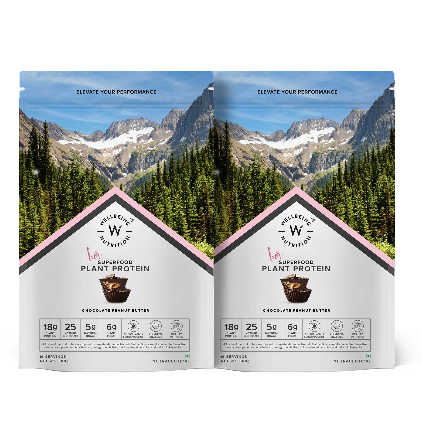 Plant Protein For Her Peanut Butter Chocolate (500Grm)