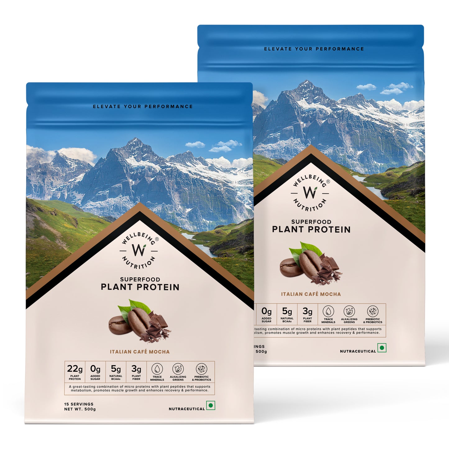 Plant Protein Café Mocha (500Grm)