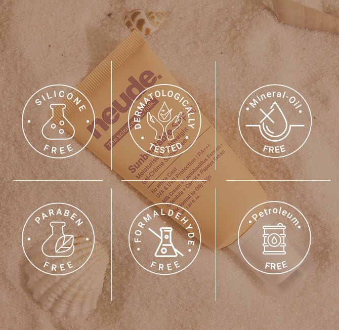 Sunbeatable SPF50+ Lightweight Gel Crème Sunscreen - Oily & Acne Prone Skin - Neude Skin