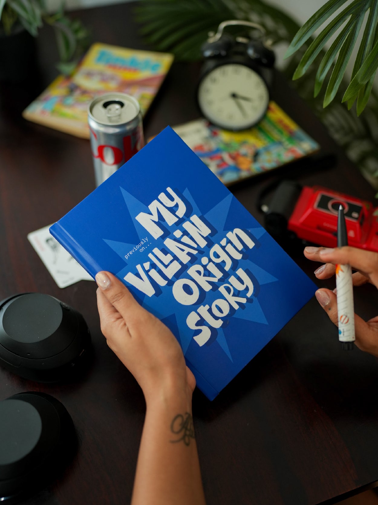 Villian Origin Story | A5 Hardcover Notebook