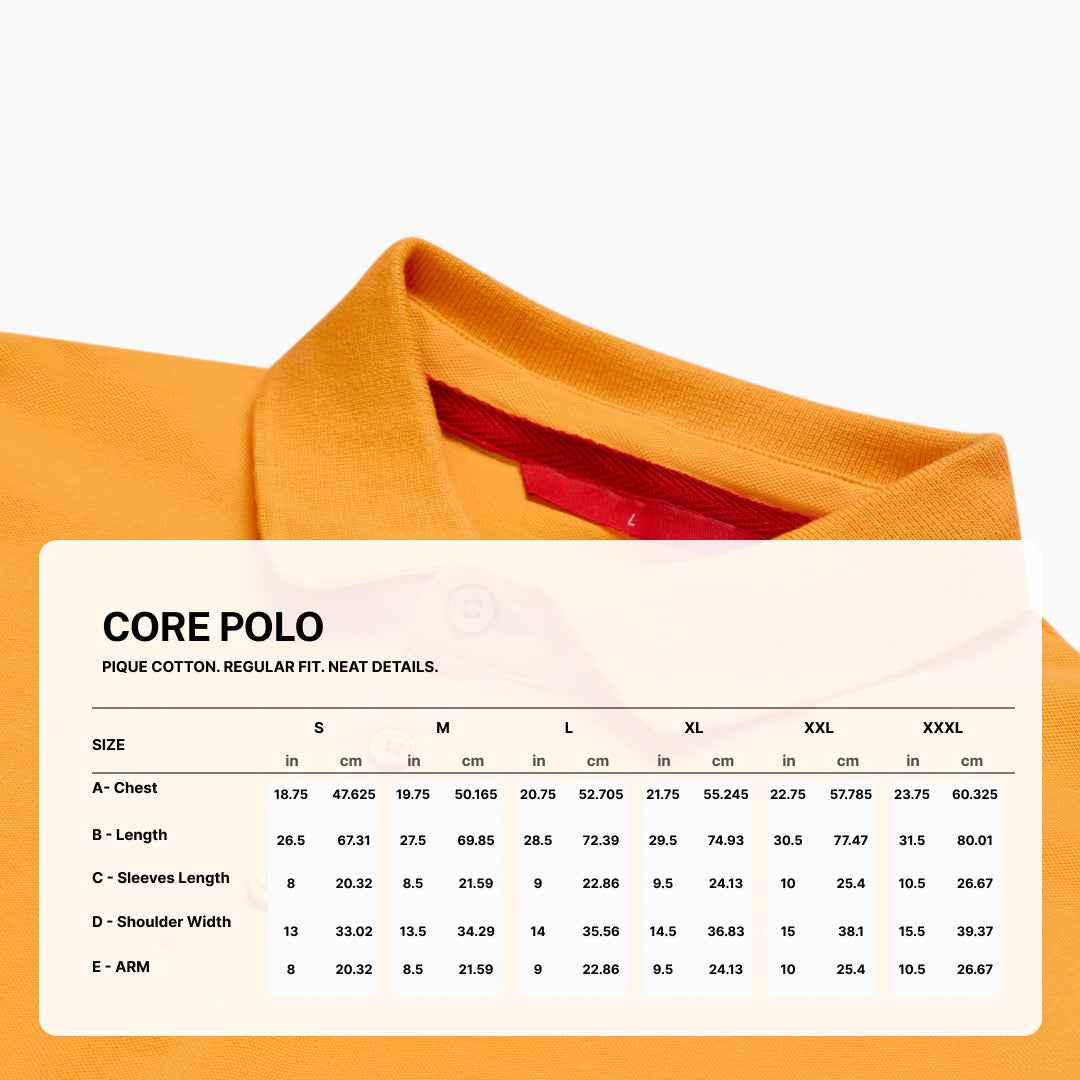 Core Polo Yolk Yellow