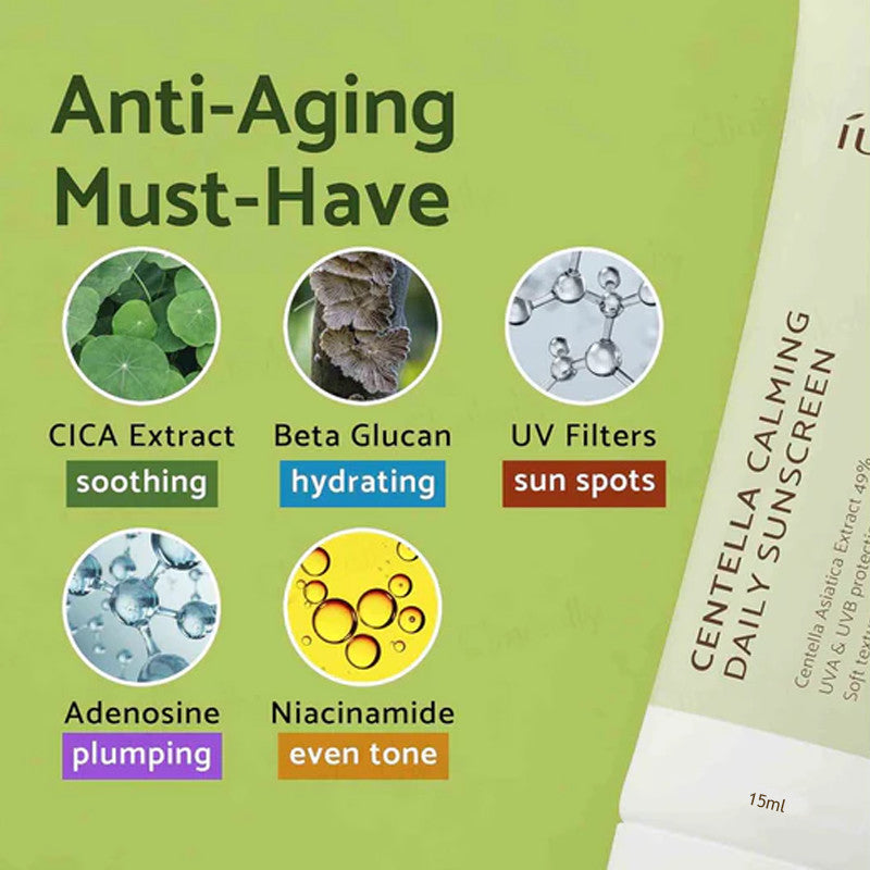 Iunik Centella Calming Daily Sunscreen SPF50+ PA++++ 60ml