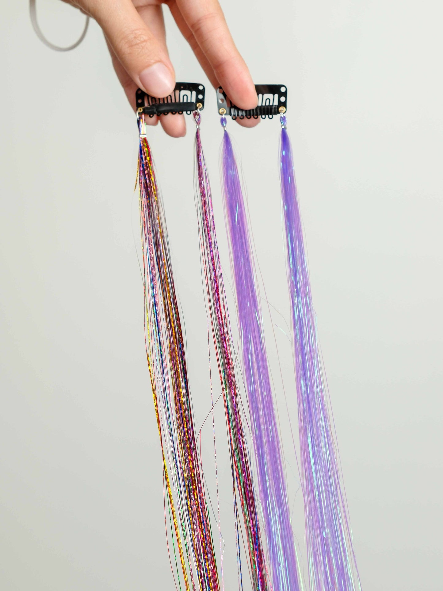 Party mix - Clip in Tinsels #Strandout Set of 2