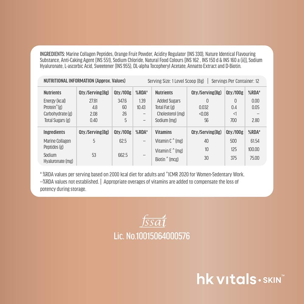 Collagen, 100 G ,Orange