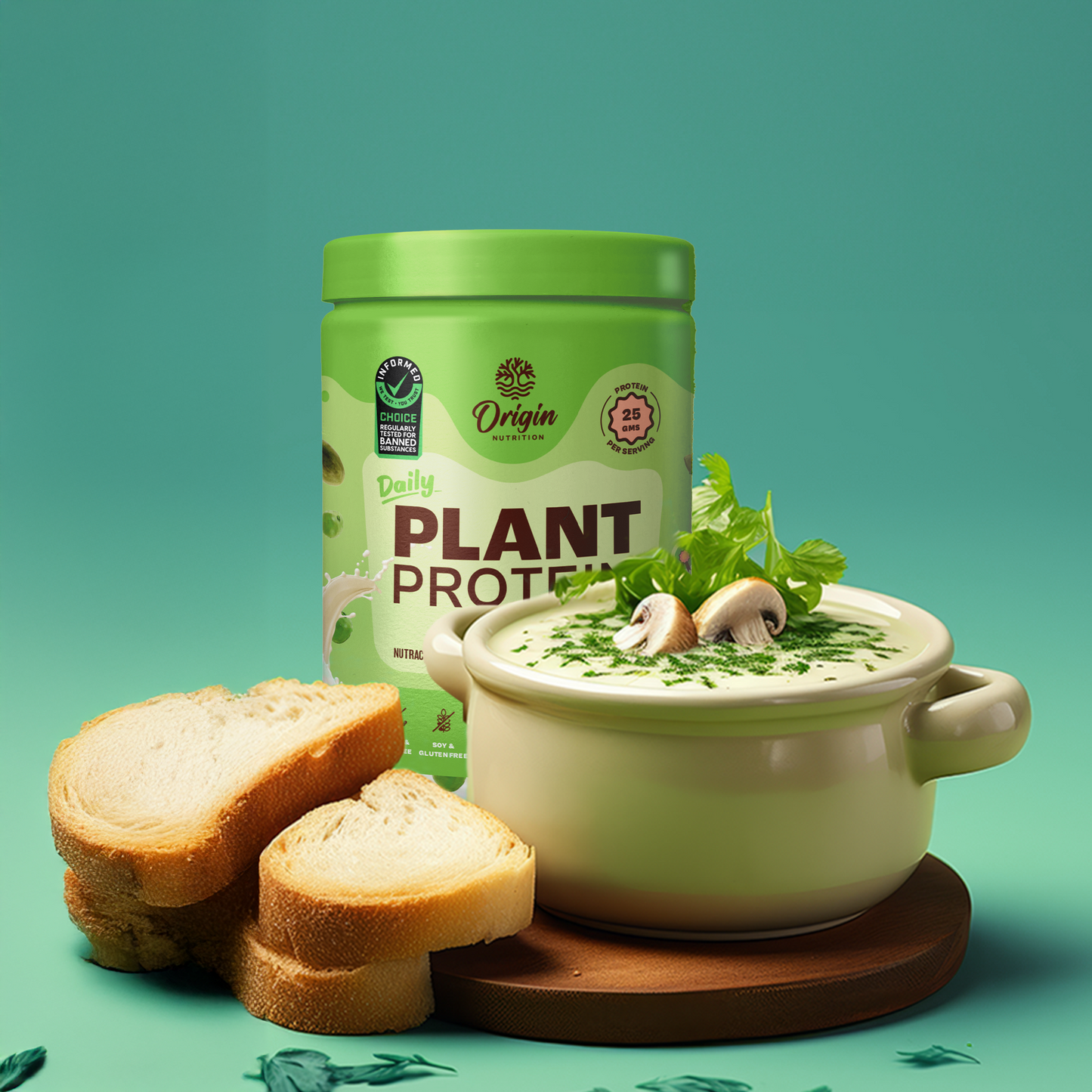 Origin Nutrition Daily Plant Protein Unflavoured