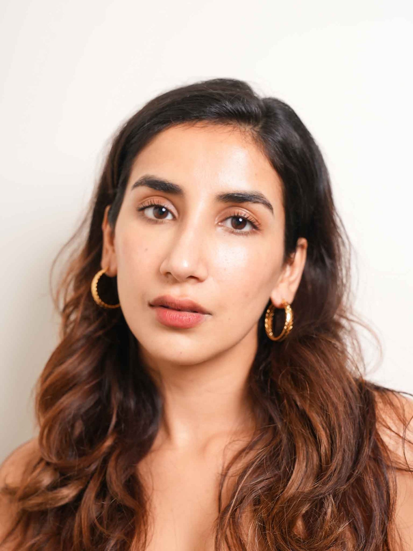 Yale Hoops - Medium Size Thick Hoops | Evil Eye Jewellery