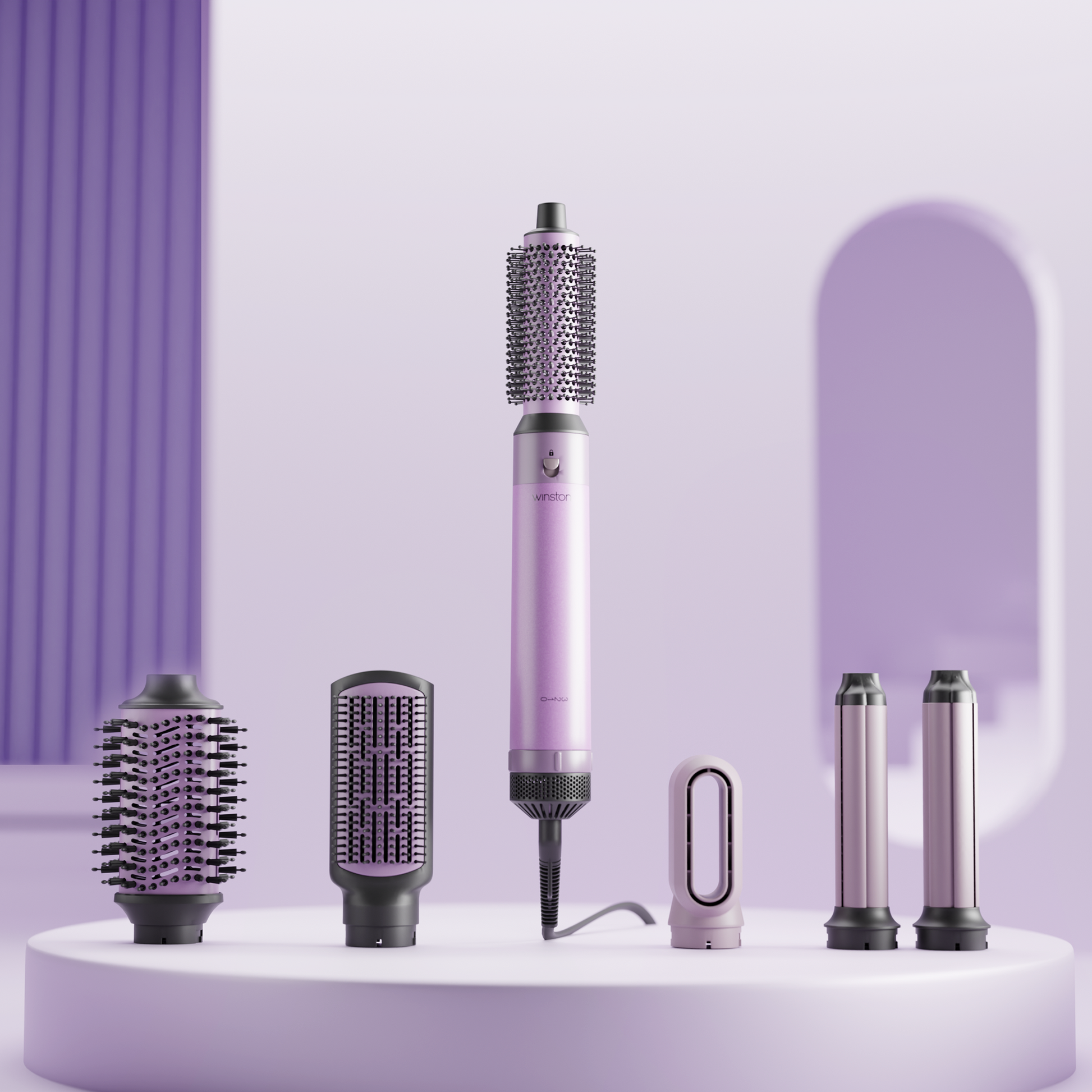 5 in 1 Hair Blow Brush | Auto Curler, Dryer, Straightener & Styler -1 | Winston at Broadway