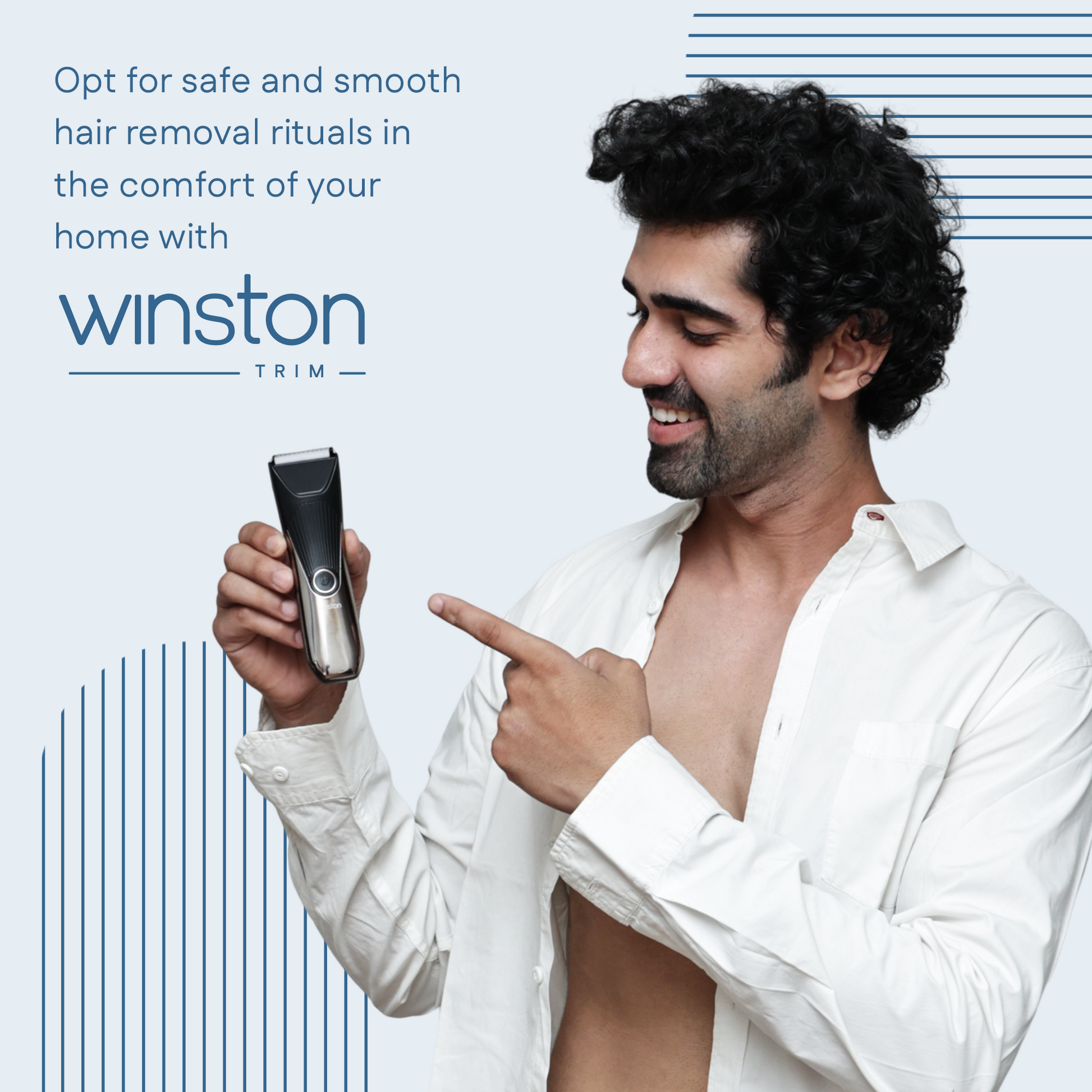 Nut Groomer 2.0 | Powerful 7000 RPM Trimmer with 4 Combs | Winston at Broadway