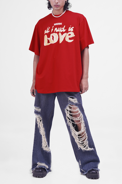 Love T-Shirt (Red) | Huemn at Broadway