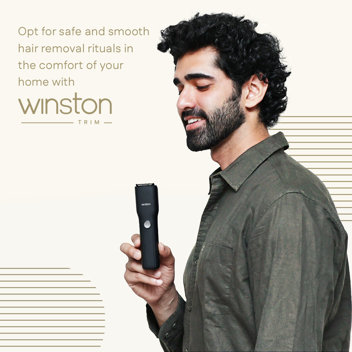 Snipper Beard Trimmer | Rechargeable, 20 Length Settings | Winston at Broadway