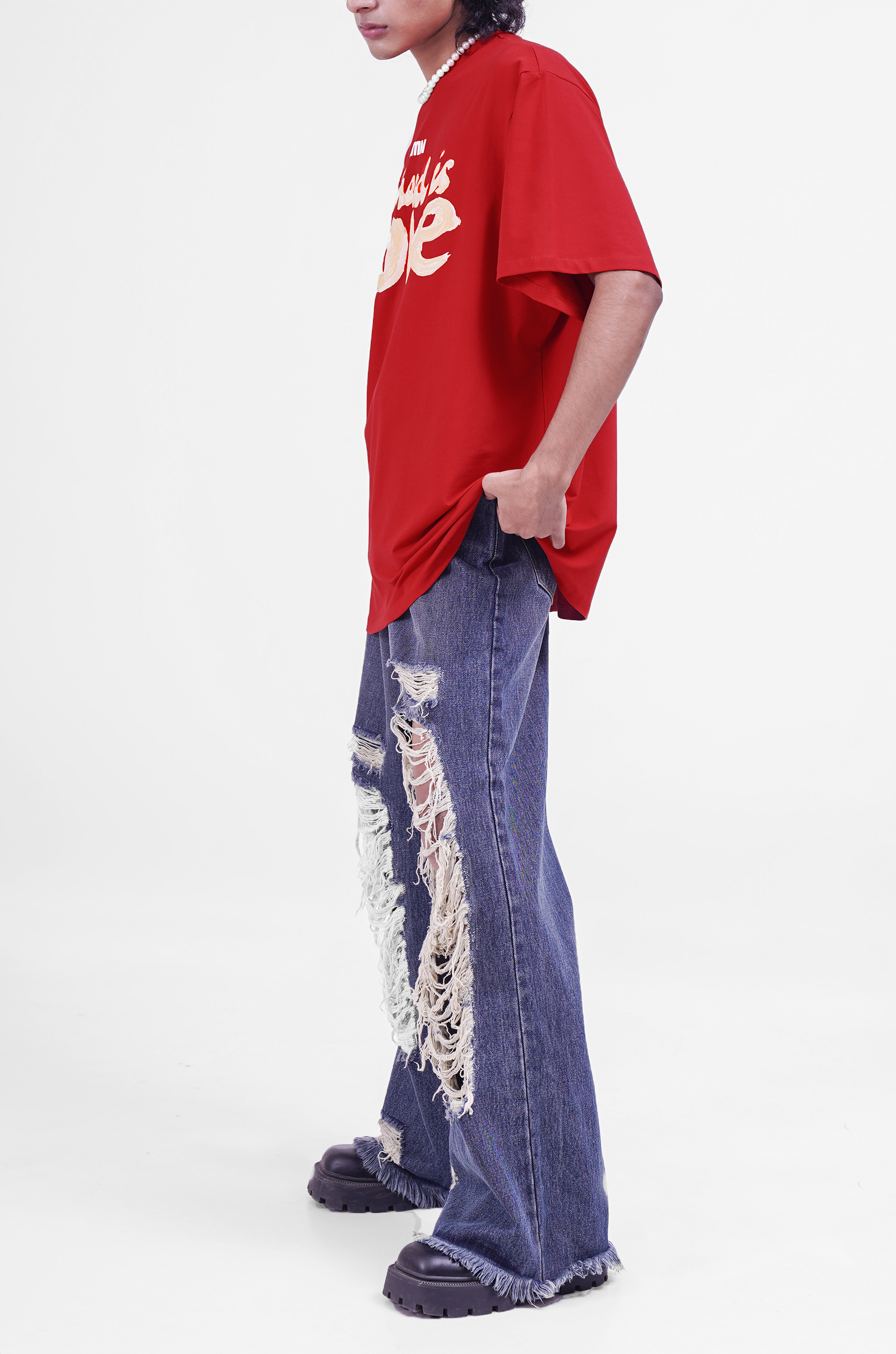 Love T-Shirt (Red) | Huemn at Broadway