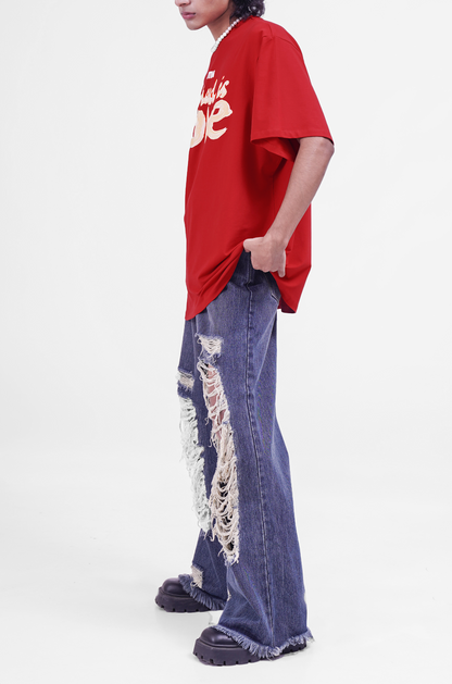 Love T-Shirt (Red) | Huemn at Broadway