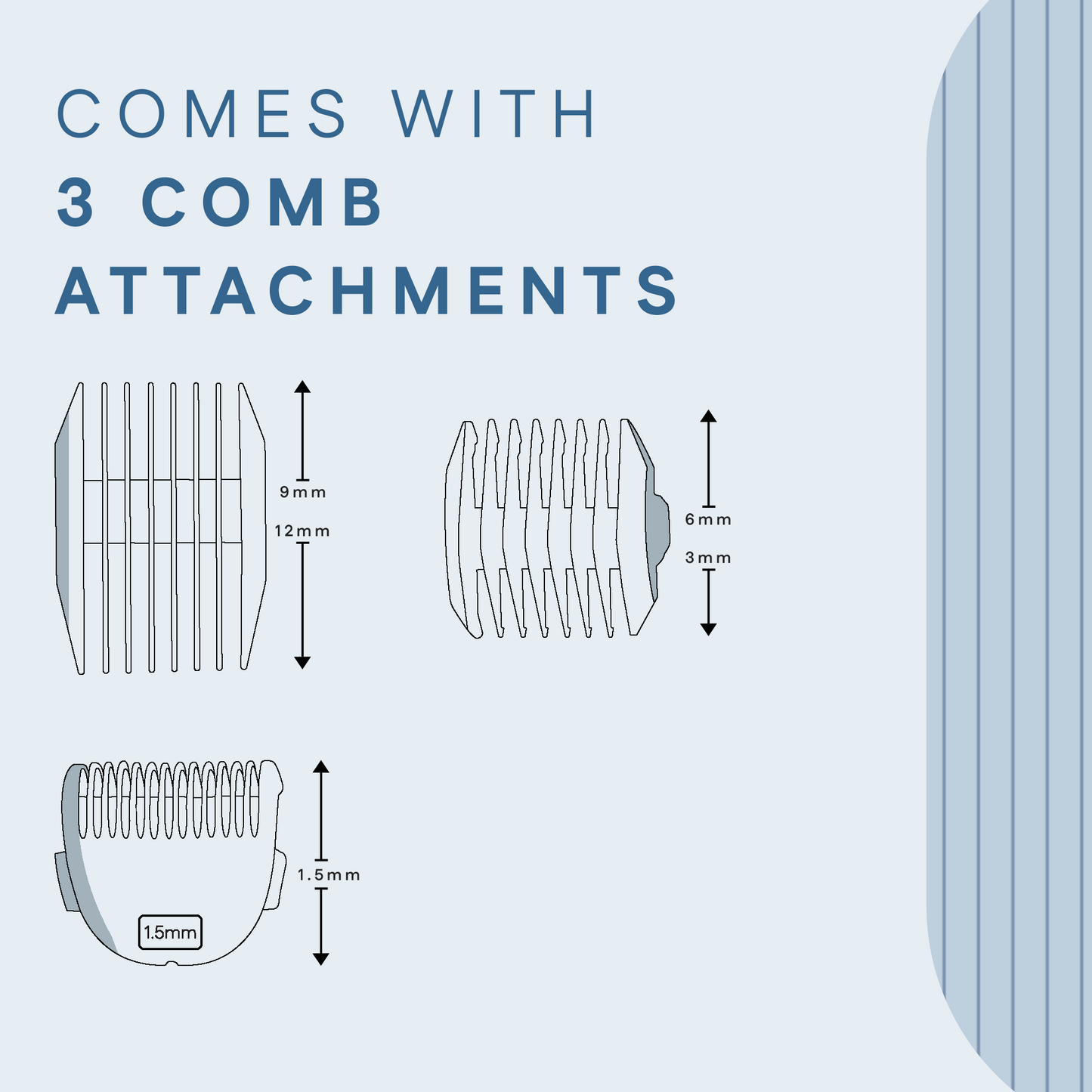 Nut Groomer 2.0 | Powerful 7000 RPM Trimmer with 4 Combs | Winston at Broadway