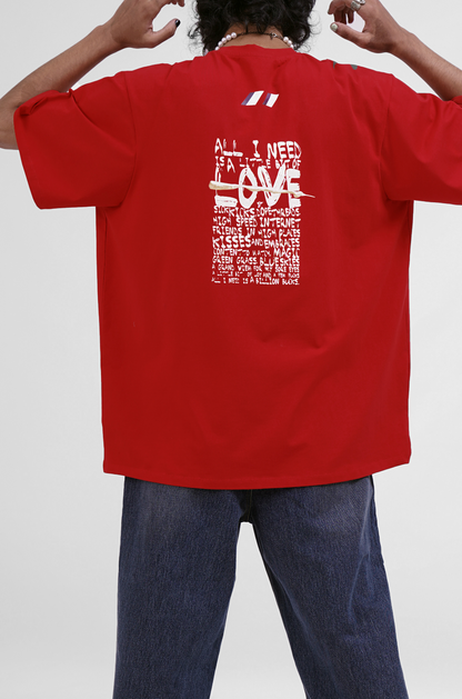 Love T-Shirt (Red) | Huemn at Broadway