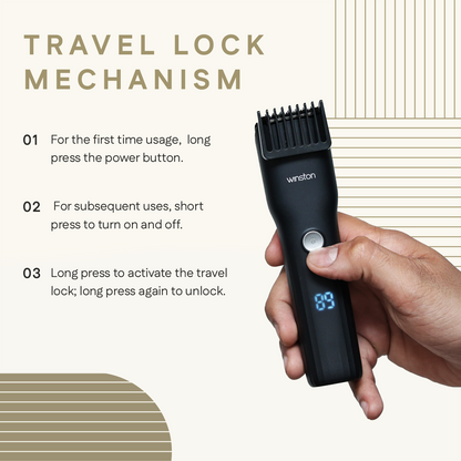 Snipper Beard Trimmer | Rechargeable, 20 Length Settings | Winston at Broadway