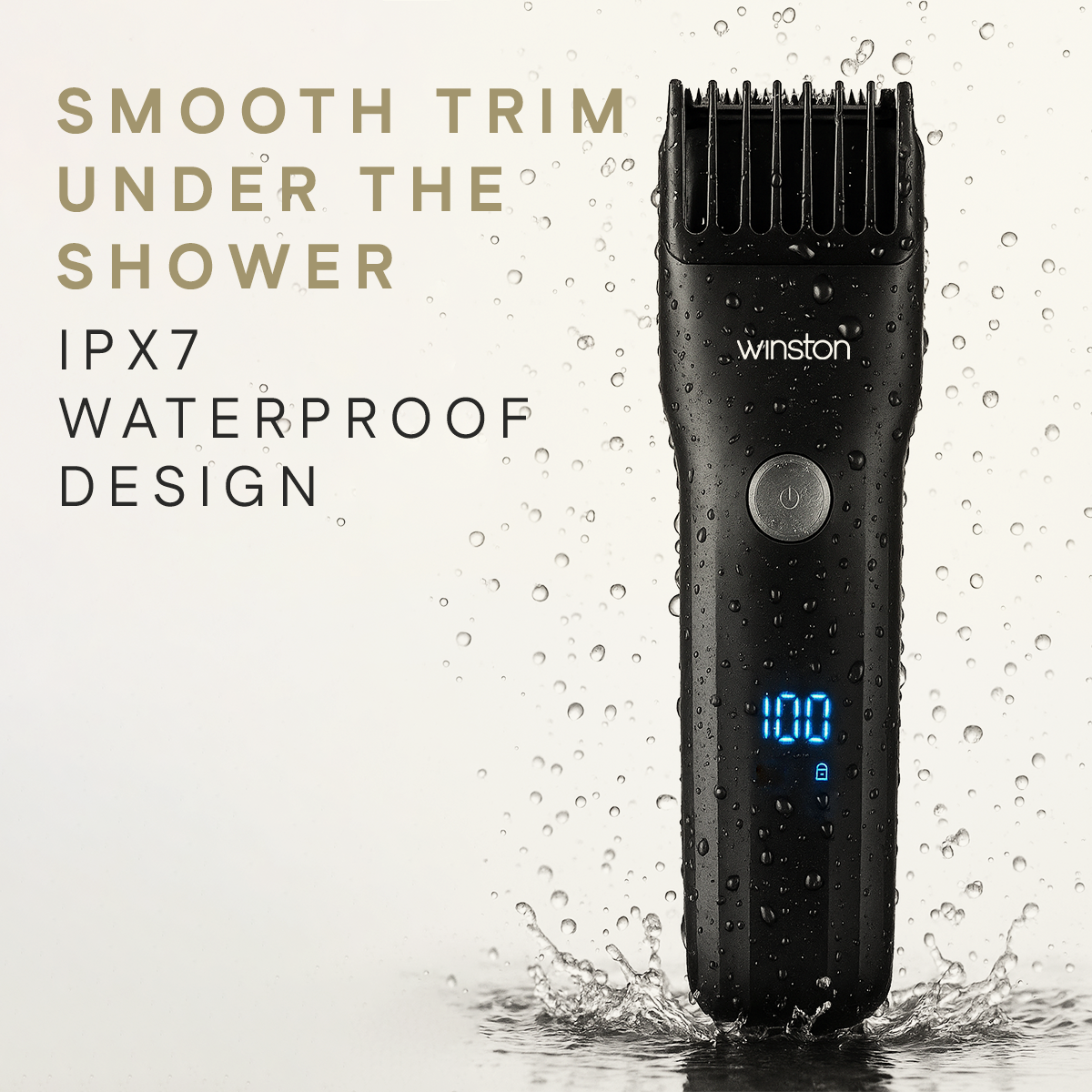 Snipper Beard Trimmer | Rechargeable, 20 Length Settings | Winston at Broadway