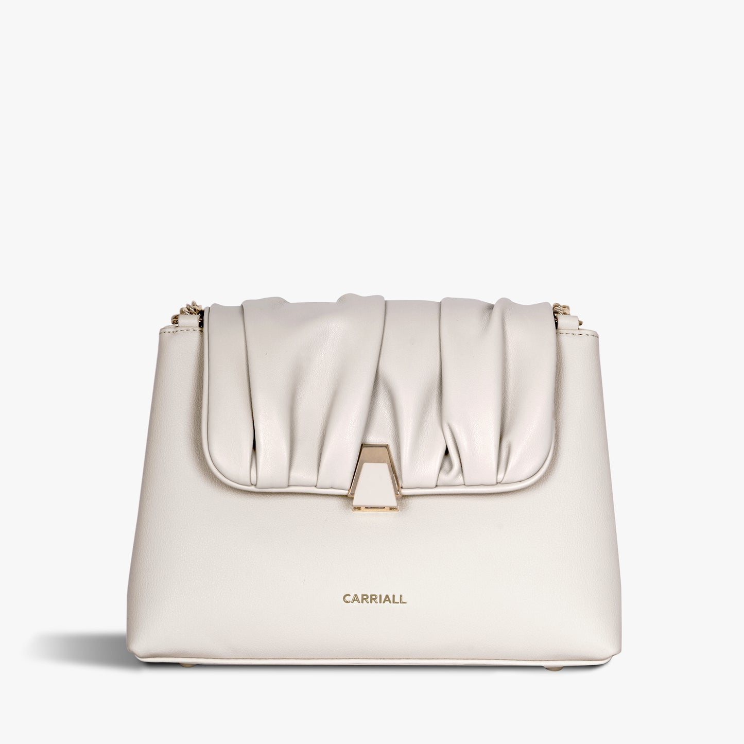 Carriall Bella Womens Vegan Leather Handbag for women & girls (White)