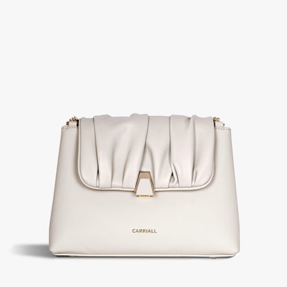 Carriall Bella Womens Vegan Leather Handbag for women & girls (White)