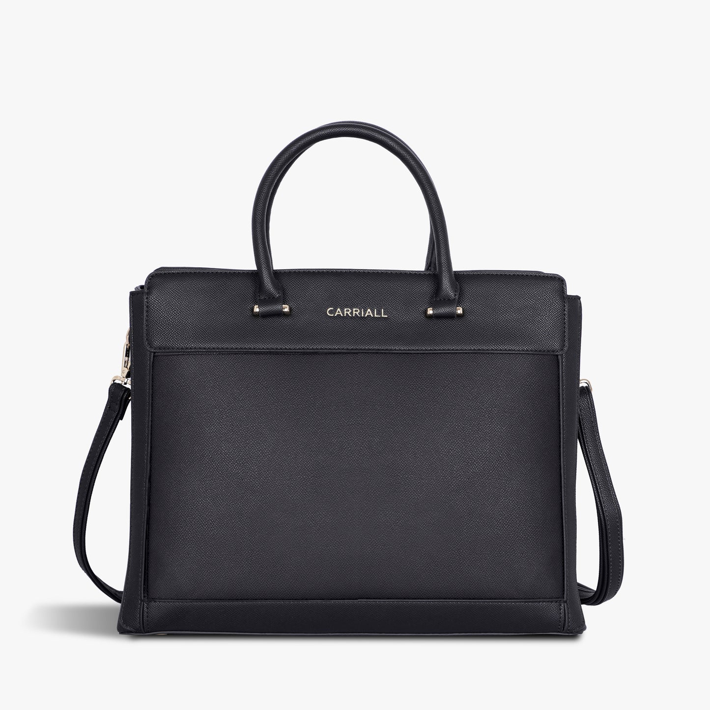 Carriall Empress Vegan Leather Tote bag for women & girls (Black)
