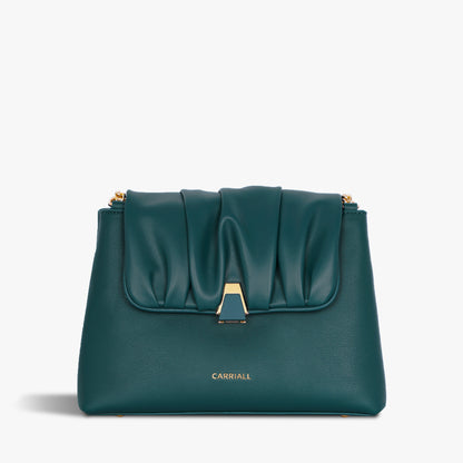 Carriall Bella Womens Vegan Leather Handbag for women & girls (Dark Teal)