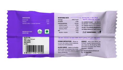 Peanut Choco Fudge (Energy Bar) (TWT) | The Whole Truth Foods at Broadway
