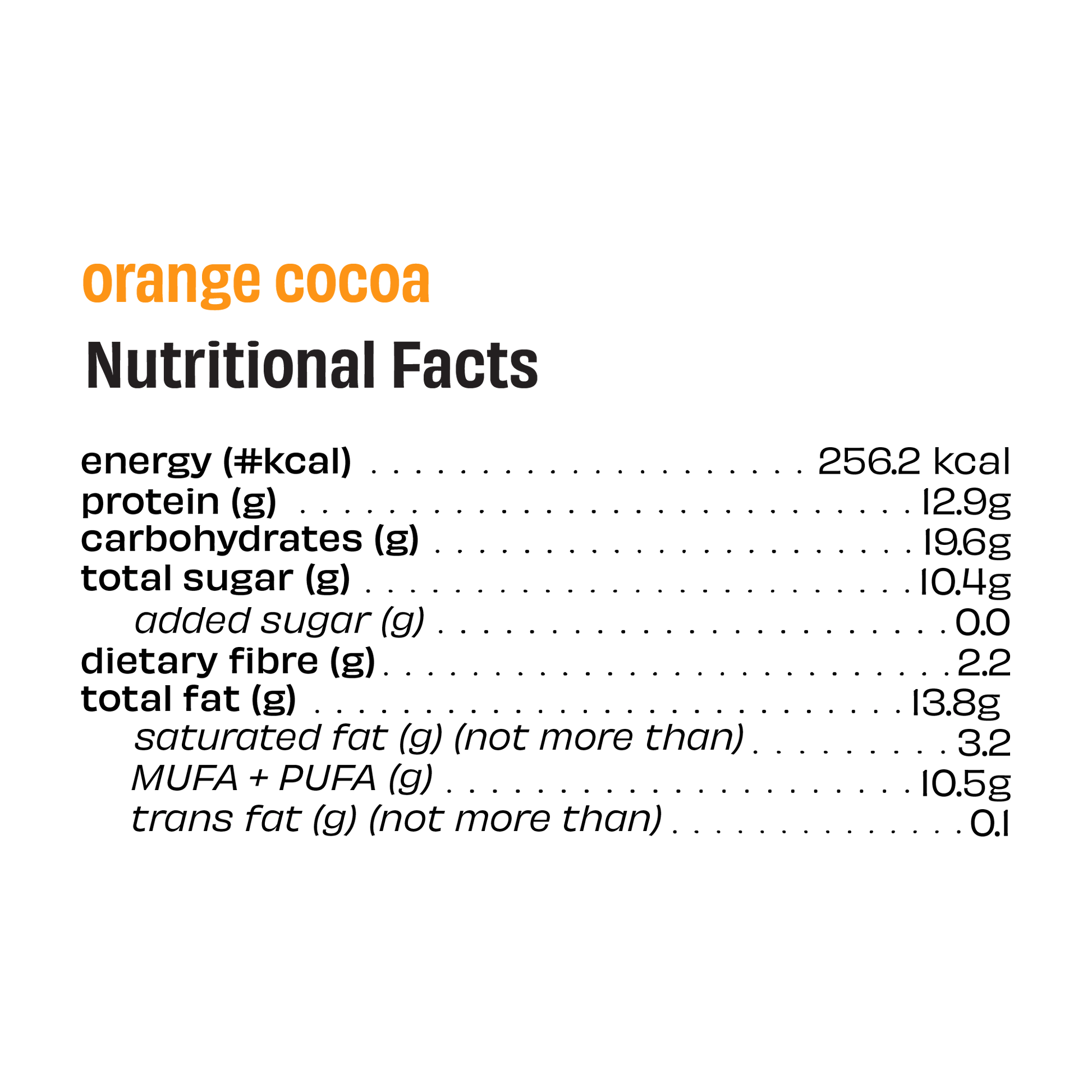 The Whole Truth Orange Cocoa Bar 52g | The Whole Truth Foods at Broadway