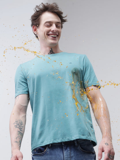 Crew Neck Tshirt | Anti Stain Anti Odor Water Repellent-PORCELAIN