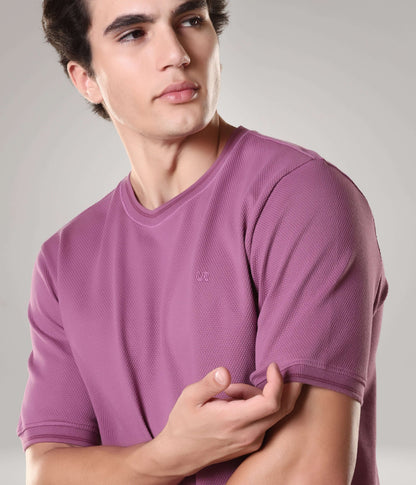 Crew Neck Tshirt |Cool Tech + UV Protectant + Anti Odour  DUSTYROSE