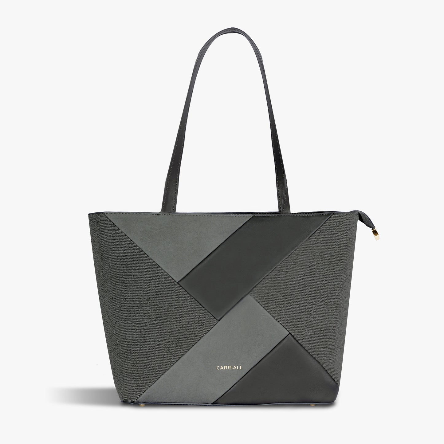 Carriall Estelle Vegan Leather Tote bag for women & girls (Grey)
