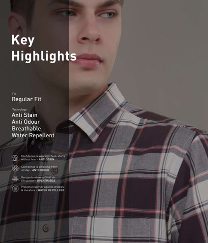 Shirt | Anti Stain Anti Odor Water Repellent   CREAMYCOFFEE