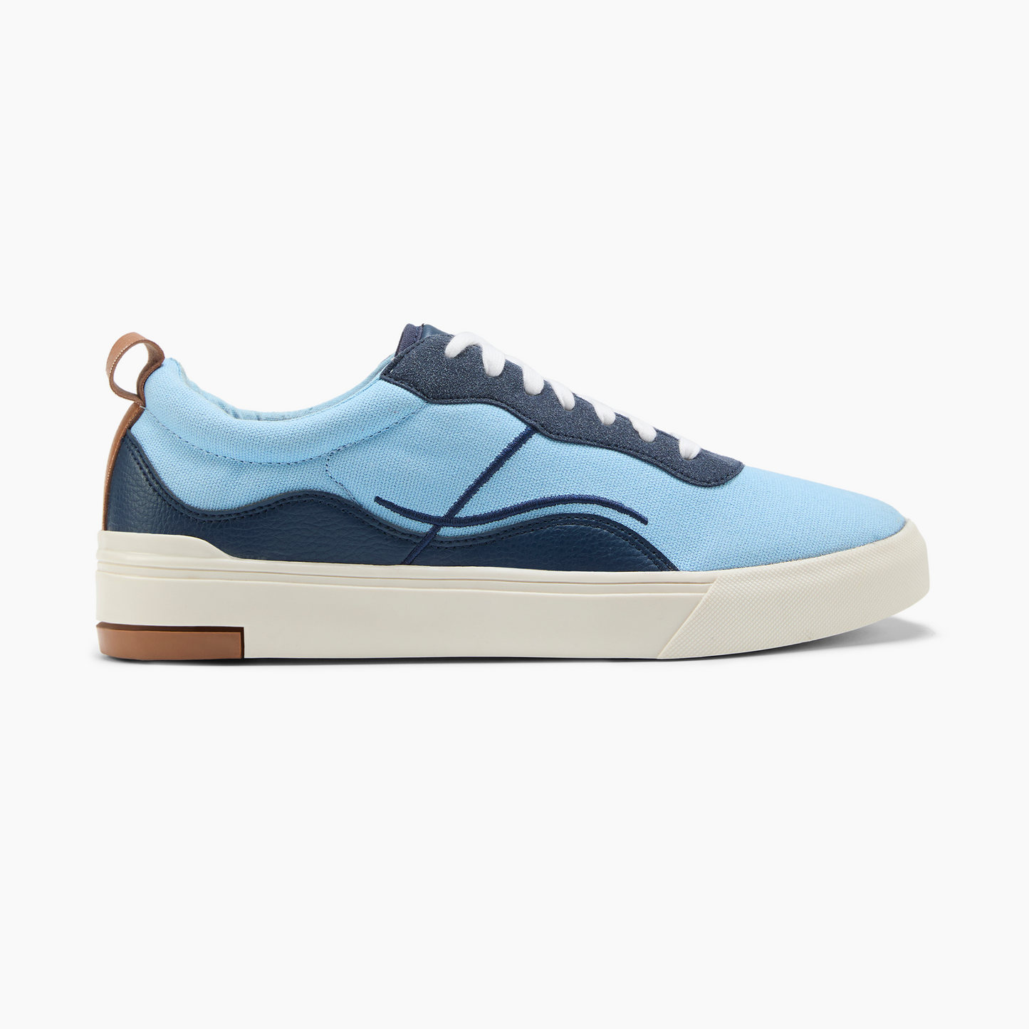 Ludic Tide Blue Enhanced Canvas low-top sneakers