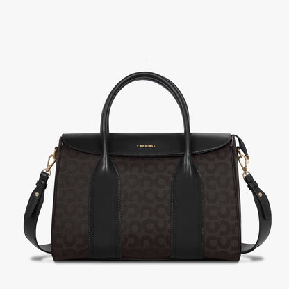 Carriall Dazzle Womens Vegan Leather Tote bag for women & girls (Black)