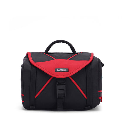 Carriall Zento - The Kids Meal Bag Black & Red Lunch Bag For Kids Boys & Girls (Black & Red)