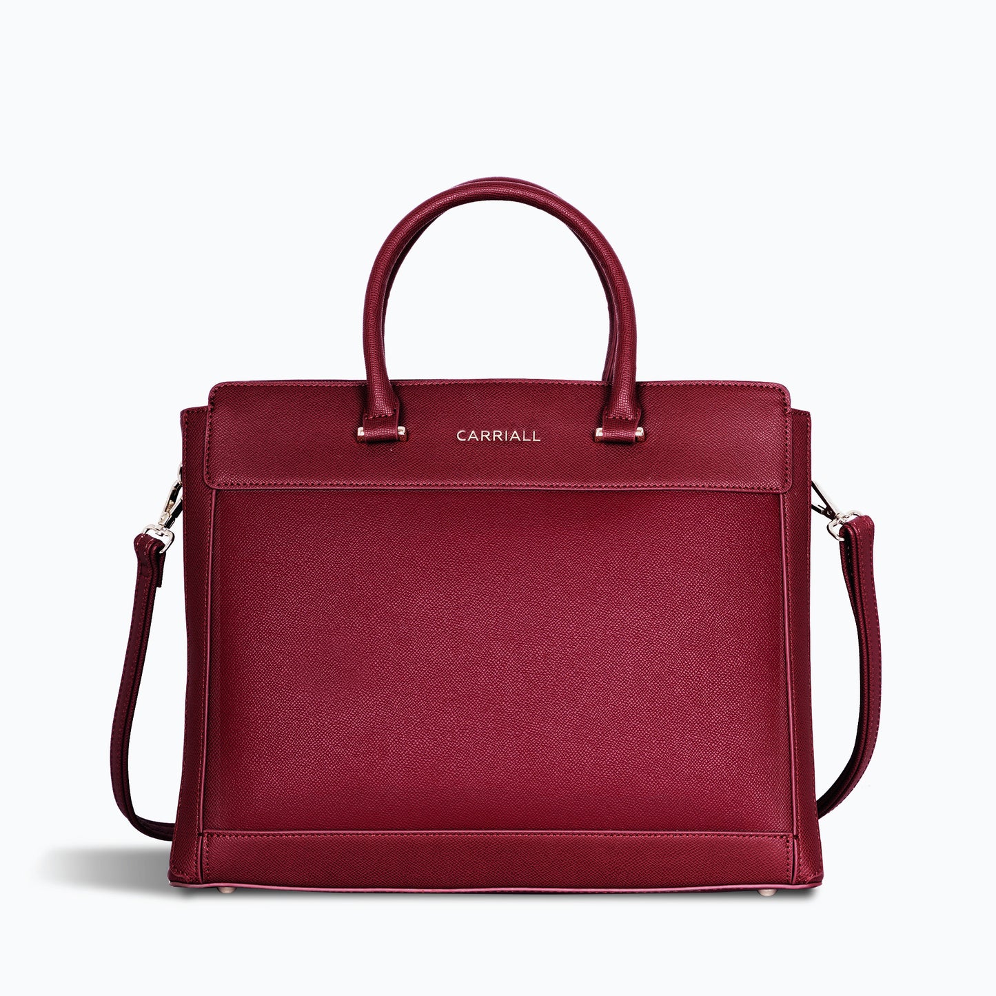 Carriall Empress Vegan Leather Tote bag for women & girls (Wine Red)