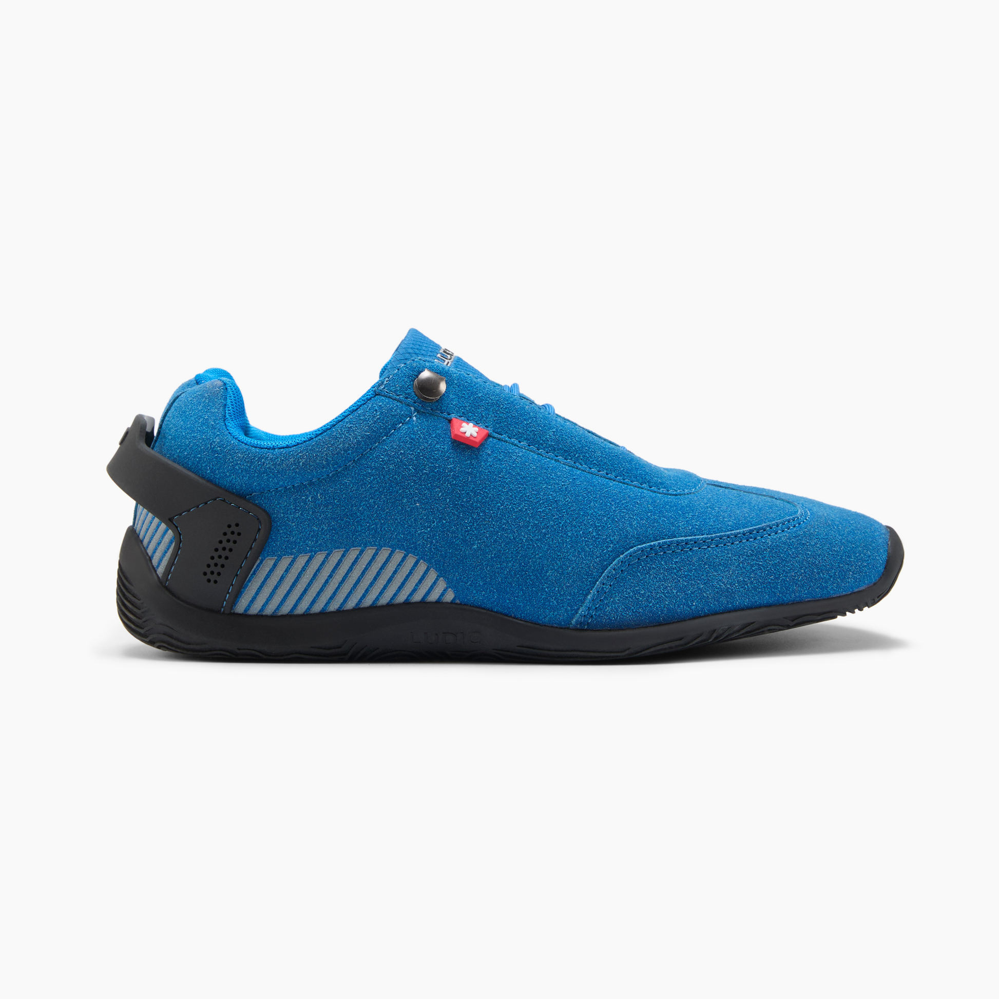 Ludic Alpine Blue Vegan Suede DS Moto sneakers
