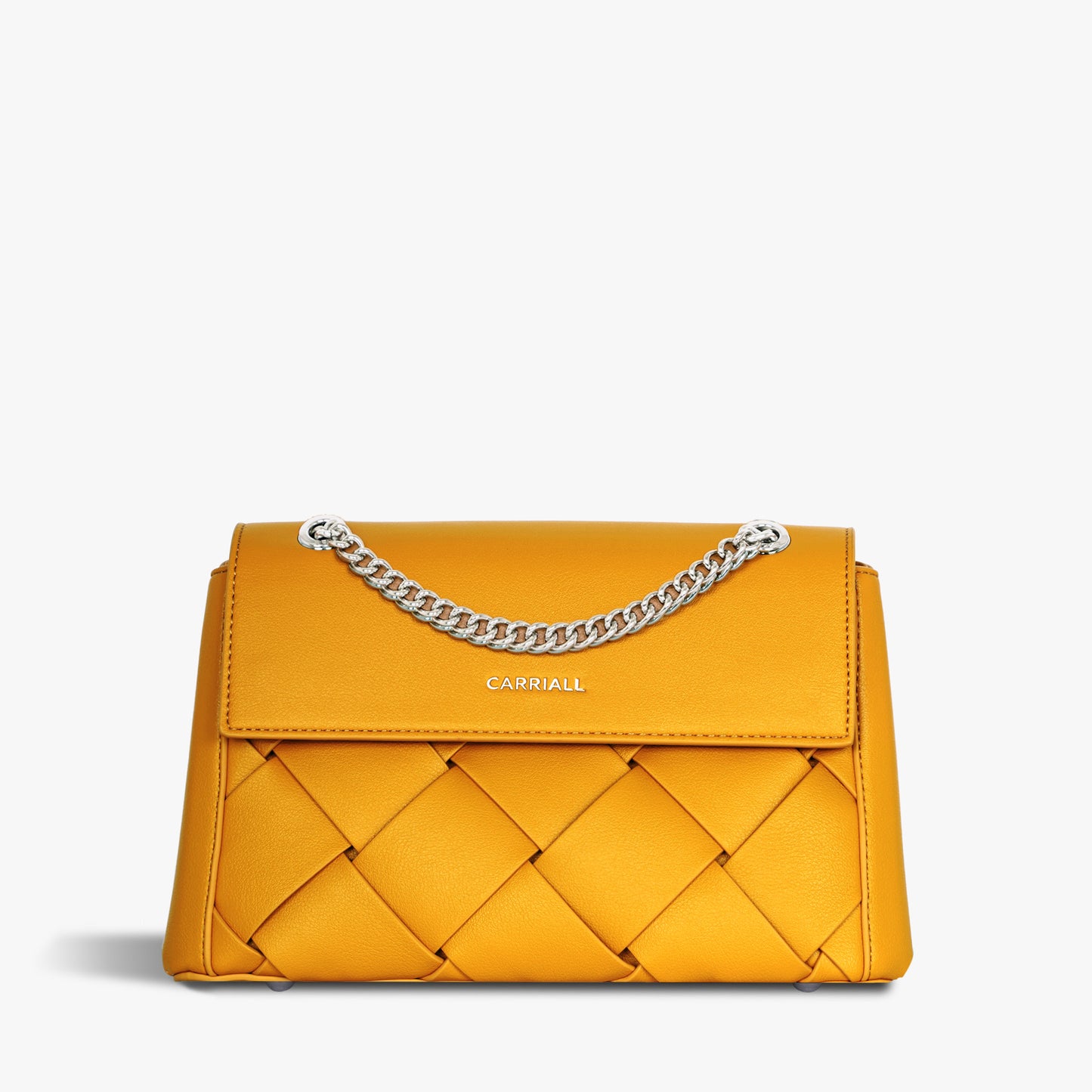 Carriall Celesta Womens Vegan Leather Handbagg for women & girls(Yellow)