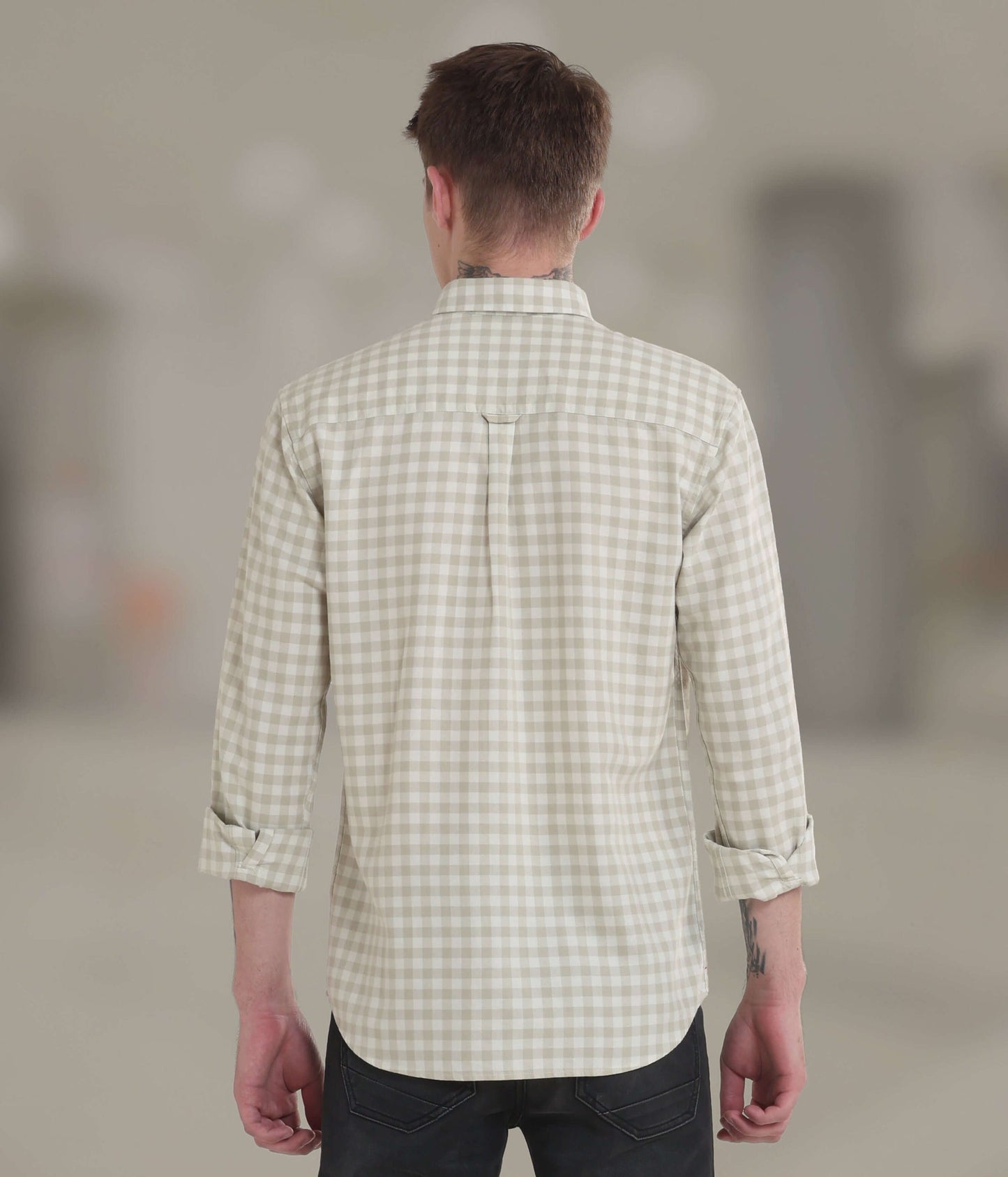 Shirt | Anti Stain Anti Odor Water Repellent   CREAMYGREEN