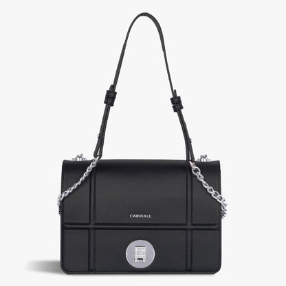 Carriall Fable Womens Vegan Leather Handbag for women & girl (Black)