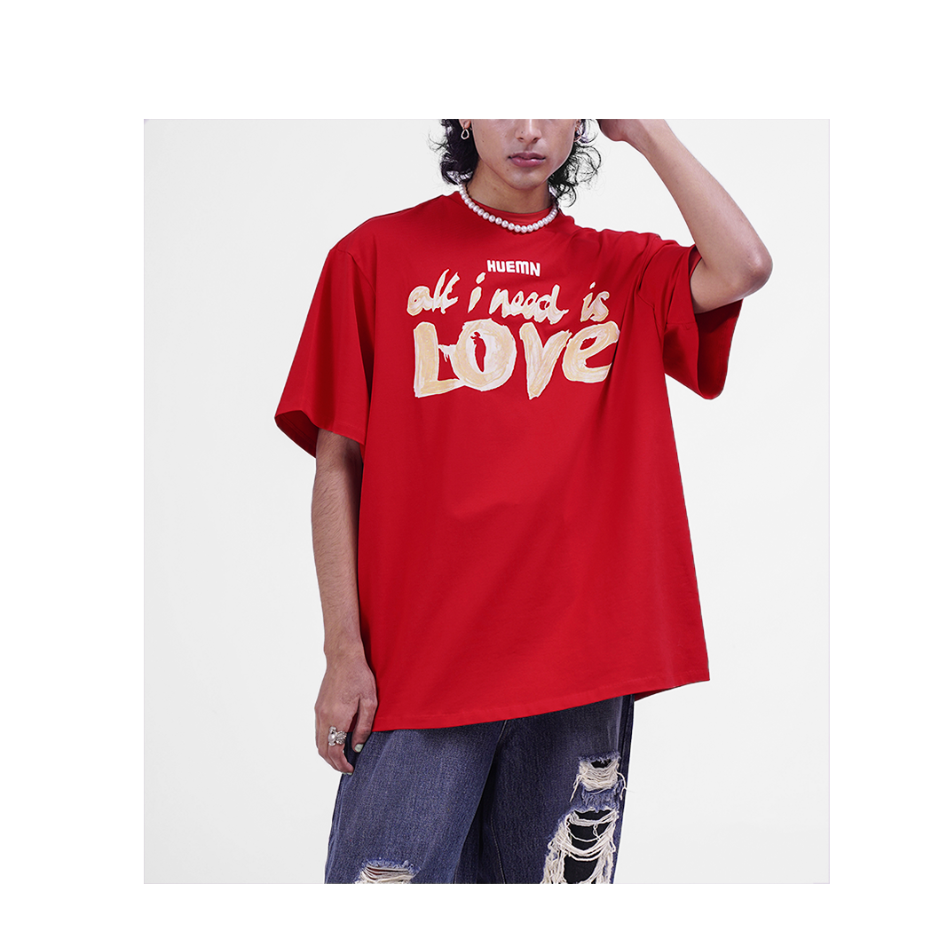 Love T-Shirt (Red) | Huemn at Broadway